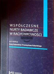 Współczesne nurty badawcze w rachunkowości