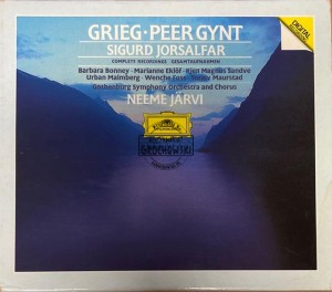 Grieg - Barbara Bonney ・ Marianne Eklöf ・ Kjell Magnus Sandve ・ Urban Malmberg ・ Wenche Foss ・ Toralv Maurstad - Gothenburg Symphony Orchestra And Chorus - Neeme Järvi – Peer Gynt ・ Sigurd Jorsalfar (Complete Recordings) 2CD (Box Set)