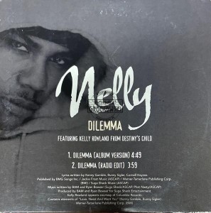 Nelly Featuring Kelly Rowland – Dilemma CD (Single, Promo)