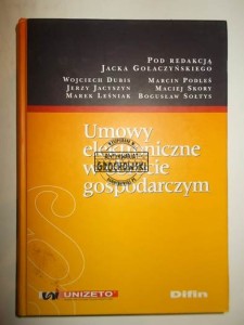 Umowy elektroniczne w obrocie gospodarczym
