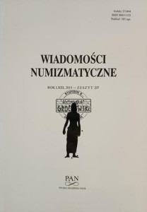Wiadomości numizmatyczne, zeszyt 207 / 2019