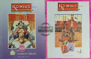 Komiks. Zeszyt 18 i 22. Burton i Cyb. Kosmiczni rabusie, Część 1-2