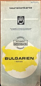 Turistenkarte Bulgarien
