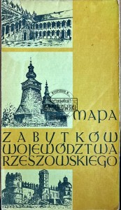 Mapa zanytków województwa rzeszowskiego
