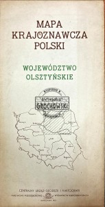 Mapa krajoznawcza Polski. Województwo olsztyńskie