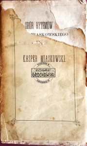 Zbiór rythmów Kaspra Miaskowskiego