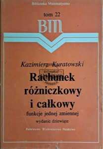 Rachunek różniczkowy i całkowy. Funkcje jednej zmiennej
