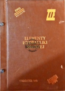 Elementy hydrauliki siłowej. Katalog 1990