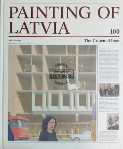 Painting of Latvia. The Crowned Icon. 100