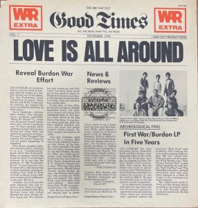 War Featuring Eric Burdon – Love Is All Around LP