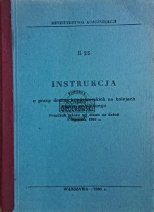 Instrukcja o pracy drużyn konduktorskich na kolejach użytku publicznego