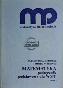 Matematyka. Podręcznik dla WST tom II