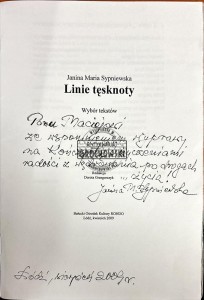 Linie tęskonoty (Autograf)