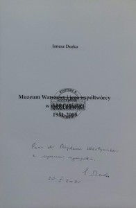 Muzeum Warszawy i jego współtwórcy w mojej pamięci 1951-2003 (autograf)