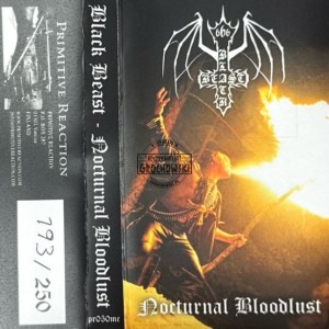 Black Beast – Nocturnal Bloodlust Kaseta (Numbered 193/250)