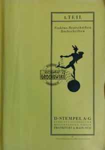 Die Hauptprobe der Schriftgiesserei und Messinglinienfabrik D.Stempel