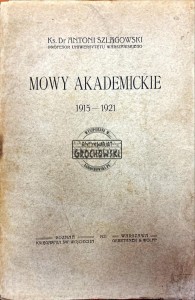 Mowy akademickie 1915-1921
