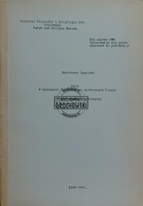 Film w wybranych środowiskach społecznych Polski