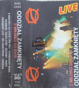 Oddział Zamknięty – Z Miłości Do R'n'R - Live, Vol. 1 Kaseta