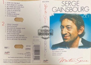 Serge Gainsbourg – Master Serie Vol. 1 Kaseta
