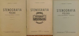 Stenografia polska. System Gabelsbergera - Polińskiego, T.1-3