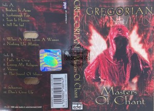 Gregorian – Masters Of Chant Kaseta