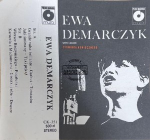 Ewa Demarczyk – Śpiewa Piosenki Zygmunta Koniecznego Kaseta