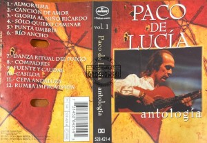 Paco De Lucía – Antología Vol. 1 Kaseta