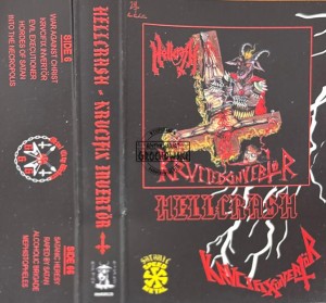 Hellcrash / Krvcifix Invertör – Hellcrash / Krvcifix Invertör Kaseta