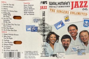 The Singers Unlimited – Walkman Jazz: The Singers Unlimited Kaseta