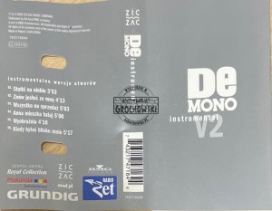 De Mono – V2 Instrumental Kaseta