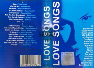 Various – Love Songs Kaseta
