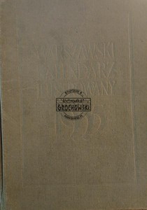 Warszawski kalendarz ilustrowany 1955