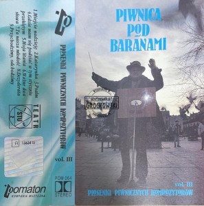 Piwnica Pod Baranami – Piosenki Piwnicznych Kompozytorów Vol.3 Kaseta