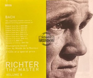 Sviatoslav Richter – Bach: Richter The Master Volume 8 (2-CD Box Set) CD