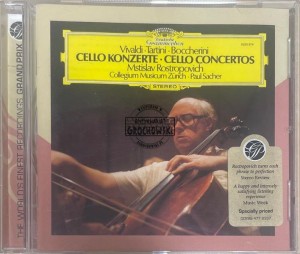 Vivaldi • Tartini • Boccherini, Mstislav Rostropovich, Collegium Musicum Zürich • Paul Sacher – Cello Concertos CD