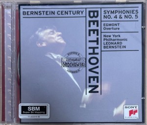 Beethoven, Leonard Bernstein, New York Philharmonic – Symphonies No.4 & No.5, Egmont Overture CD