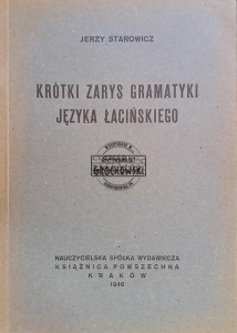 Krótki zarys gramatyki  języka łacińskiego
