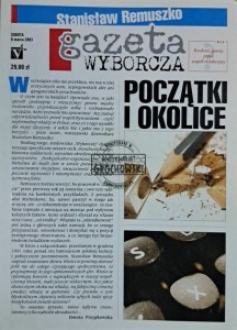 Gazeta wyborcza. Początki i okolice