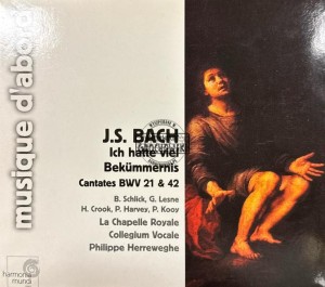 J.S. Bach (Collegium Vocale, La Chapelle Royale, Philippe Herreweghe) – Ich hatte viel Bekümmernis: Cantates BWV 21 & 42 CD