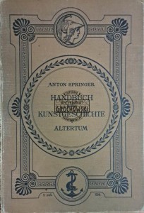 Handbuch der Kunstgeschichte I. Altertum