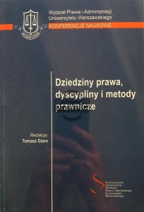Dziedziny prawa, dyscypliny i metody prawnicze