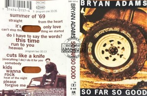 Bryan Adams – So Far So Good Kaseta