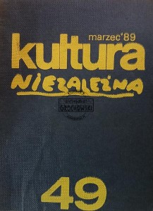 Kultura niezależna 49 / marzec '89