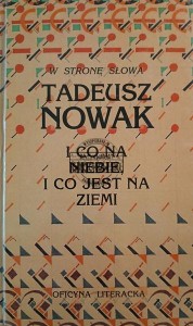 I co na niebie, i co jest na ziemi