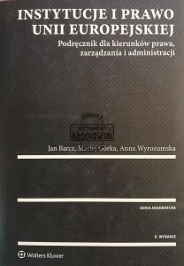 Instytucje i prawo Unii Europejskiej