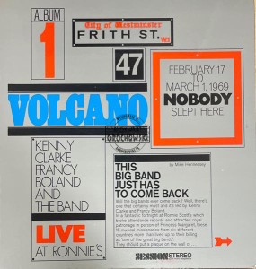 Kenny Clarke Francy Boland And The Band – Live At Ronnie's ; Album 1 ; Volcano LP