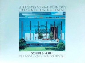Scherl & Roth. Violins, violas, cellos and basses