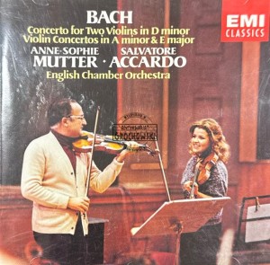 Bach - Anne-Sophie Mutter - Salvatore Accardo - English Chamber Orchestra – Concerto For Two Violins In D Minor / Violin Concertos In A Minor & Emajor CD