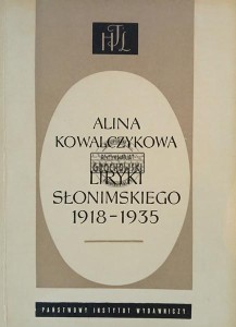 Liryki Słonimskiego 1918-1935